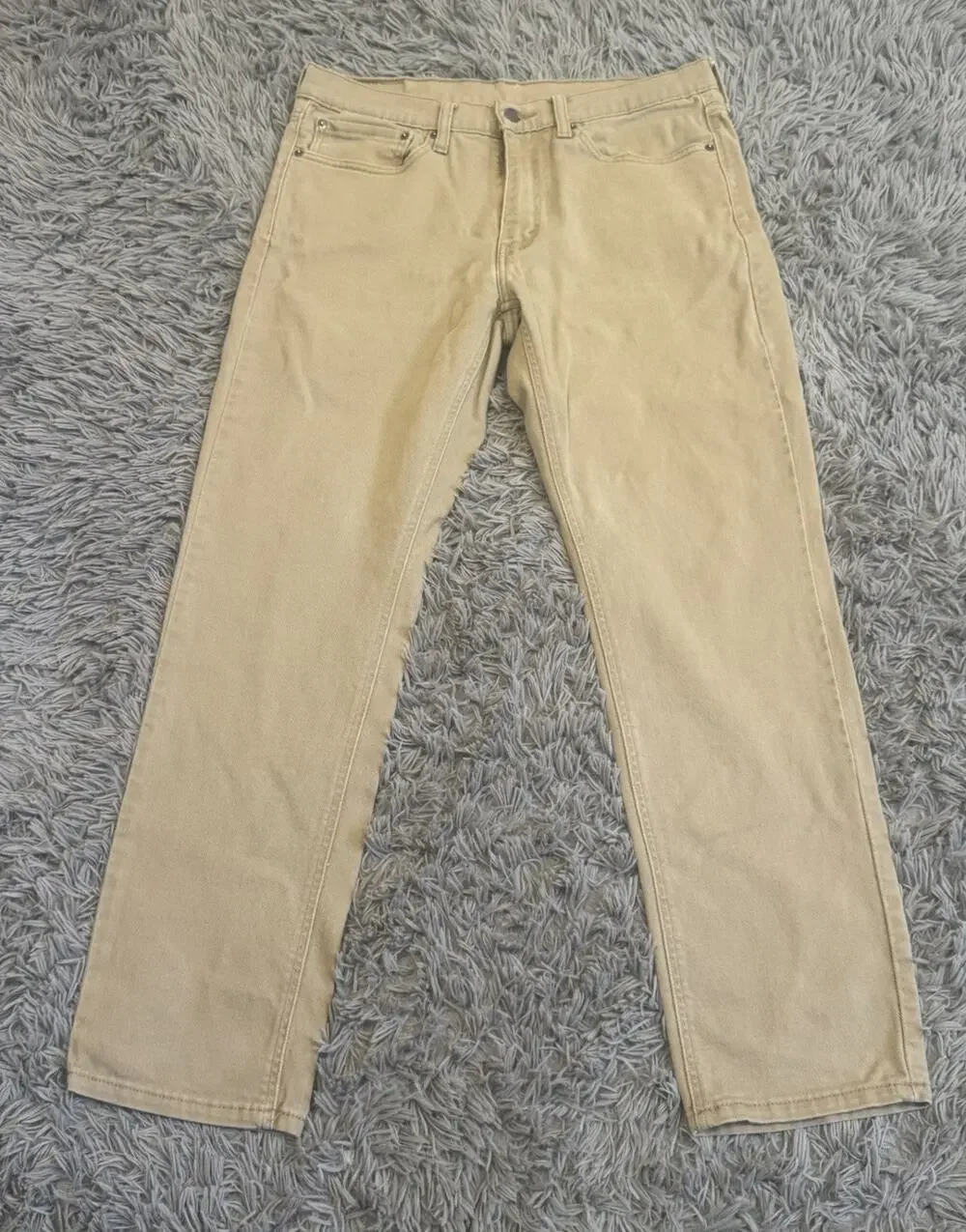 Levi's Jeans Men 34X32 Tan 541 Straight leg Cotton Mid Rise Preppy Casual